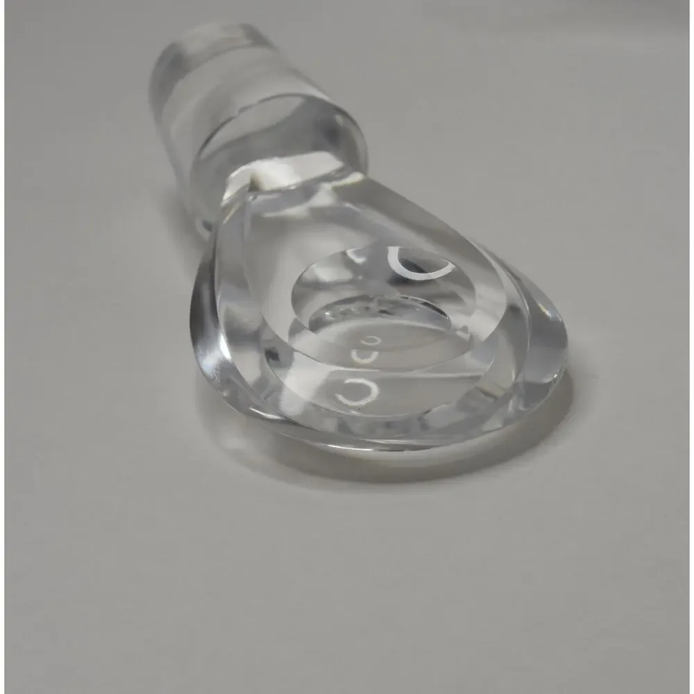 1950 Donald Pollard STEUBEN Blown Glass spiral Neck DECANTER with Moon Stopper